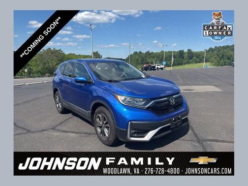 Blue 2022 Honda CR-V AWD EX-L