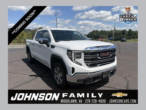 Summit White 2025 GMC Sierra 1500 SLT