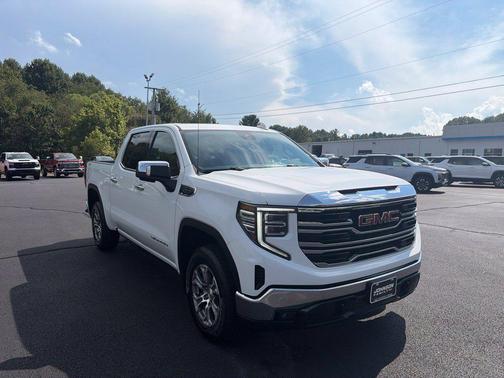 Summit White 2025 GMC Sierra 1500 SLT