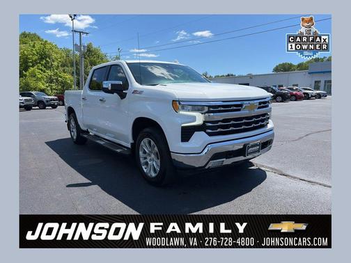 Summit White 2022 Chevrolet Silverado 1500 LTZ