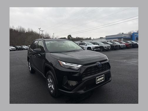 Midnight Black Metallic 2024 Toyota RAV4 Hybrid XLE