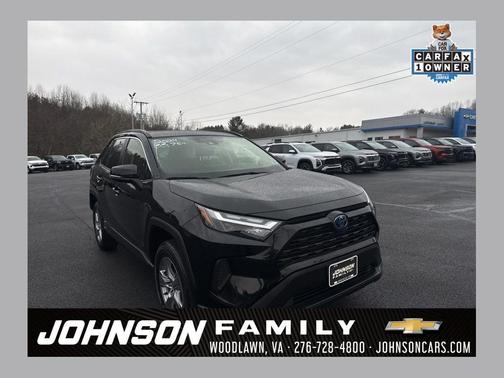 Midnight Black Metallic 2024 Toyota RAV4 Hybrid XLE