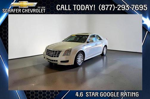 White Diamond Clearcoat 2013 Cadillac CTS Luxury