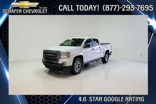 Summit White 2022 GMC Canyon AT4 w/Cloth