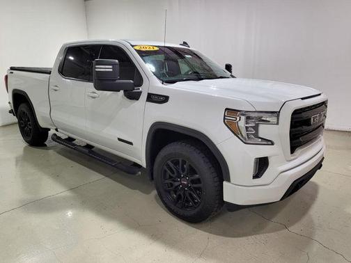 Summit White 2021 GMC Sierra 1500 Elevation