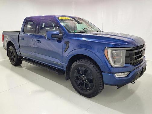 Atlas Blue Metallic 2022 Ford F-150 Lariat