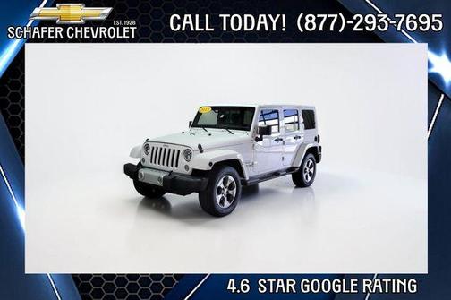 Bright White Clearcoat 2018 Jeep Wrangler JK Unlimited Sahara