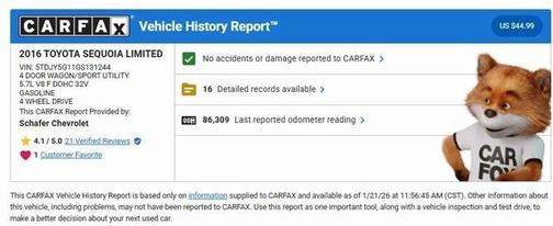 2016 Toyota Sequoia Limited