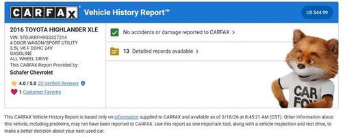 2016 Toyota Highlander XLE