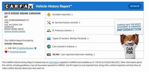2019 Dodge Grand Caravan GT