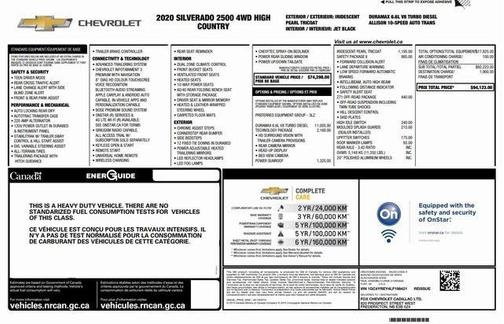 2020 Chevrolet Silverado 2500 High Country
