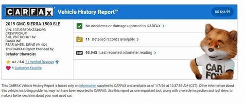 2019 GMC Sierra 1500 SLE