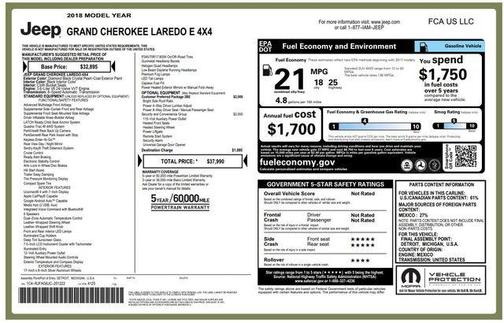 2018 Jeep Grand Cherokee Laredo E