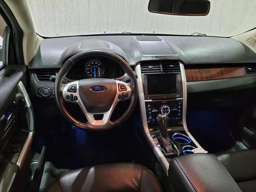 White Platinum Tri-Coat Metallic 2014 Ford Edge Limited