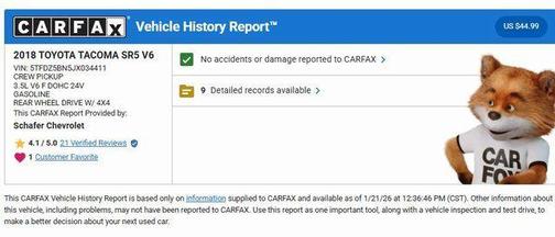 2018 Toyota Tacoma TRD Sport