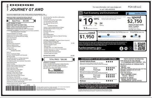 Redline 2 Coat Pearl 2017 Dodge Journey GT
