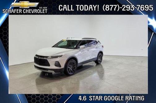 Summit White 2022 Chevrolet Blazer 2LT