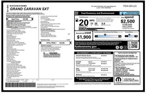 2019 Dodge Grand Caravan SXT