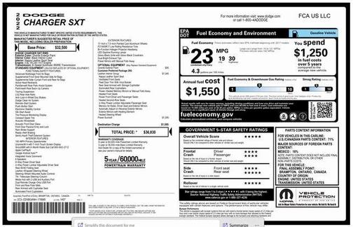 2022 Dodge Charger SXT