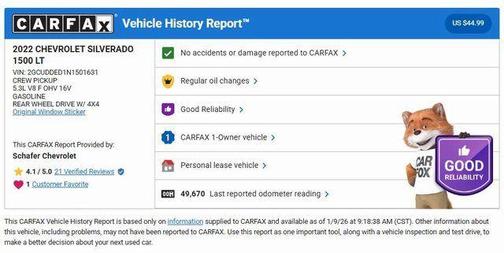 2022 Chevrolet Silverado 1500 LT