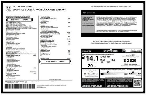 2022 RAM 1500 Classic SLT