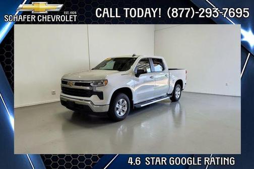 Summit White 2022 Chevrolet Silverado 1500 LT