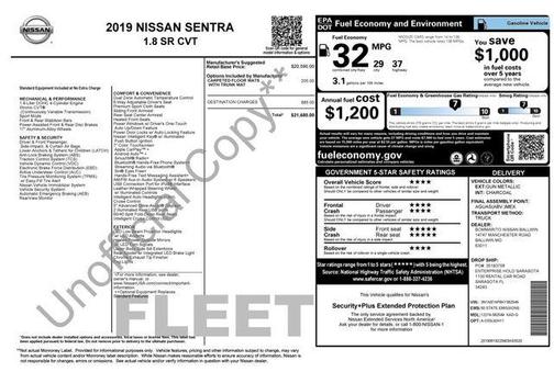 2019 Nissan Sentra SR