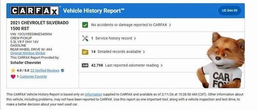 2021 Chevrolet Silverado 1500 RST