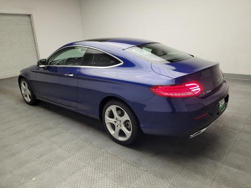 Blue 2017 Mercedes-Benz C-Class