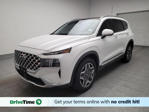 White 2022 Hyundai SANTA FE Limited