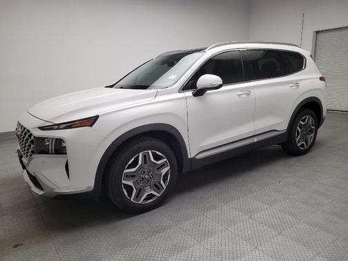 White 2022 Hyundai SANTA FE Limited