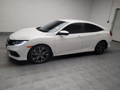 Platinum White Pearl 2020 Honda Civic Sport
