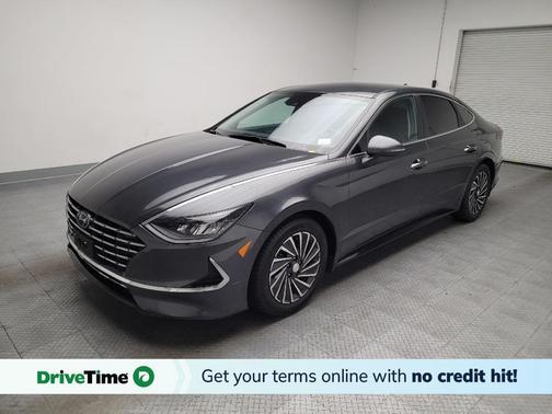 Portofino Gray 2021 Hyundai SONATA Hybrid SE