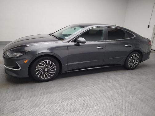 Portofino Gray 2021 Hyundai SONATA Hybrid SE