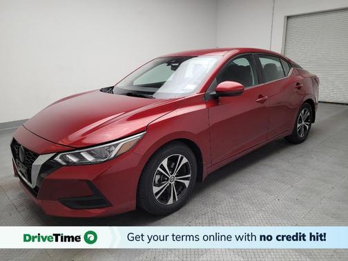 Red 2022 Nissan Sentra SV