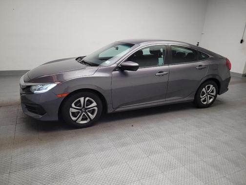 Modern Steel Metallic 2018 Honda Civic LX