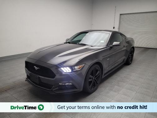 Gray 2015 Ford Mustang EcoBoost Premium