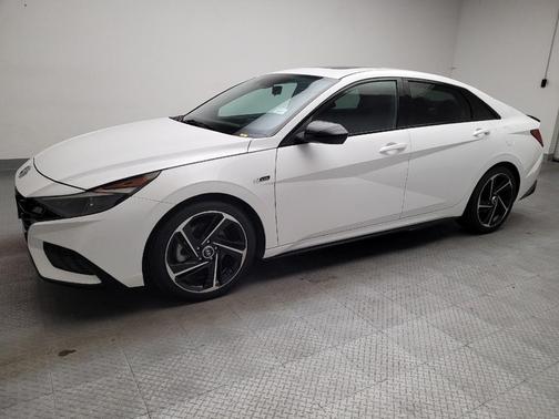 Ceramic White 2023 Hyundai ELANTRA N Line