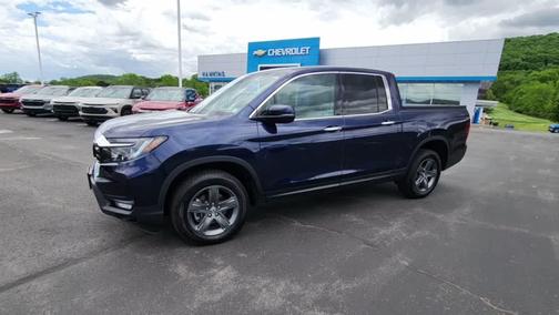 Obsidian Blue Pearl 2022 Honda Ridgeline RTL-E