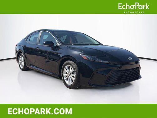 Midnight Black Metallic 2025 Toyota Camry LE