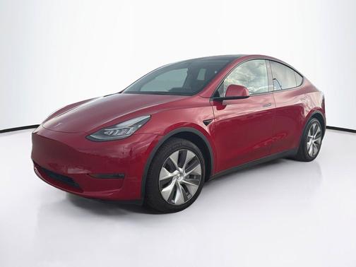 Red Multi-Coat 2022 Tesla Model Y Long Range Dual Motor All-Wheel Drive