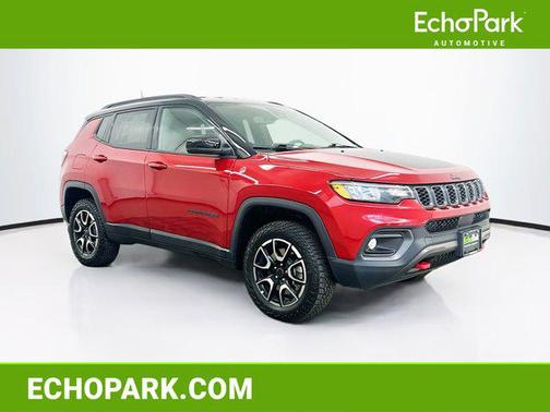 Red Hot Pearlcoat 2025 Jeep Compass Trailhawk