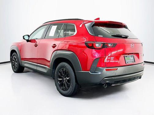 Soul Red Crystal Metallic 2025 Mazda CX-50 Hybrid Premium Package