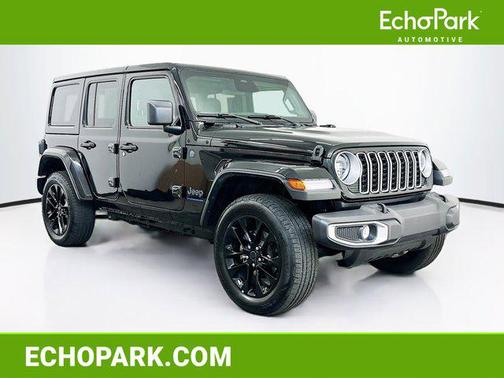 Black Clearcoat 2025 Jeep Wrangler 4xe Sahara
