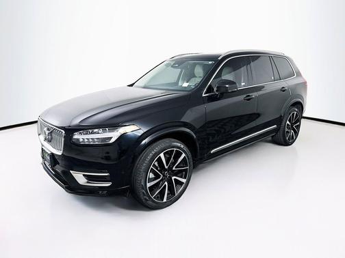 Onyx Black Metallic 2024 Volvo XC90 B6 Plus Bright Theme 6-Seater
