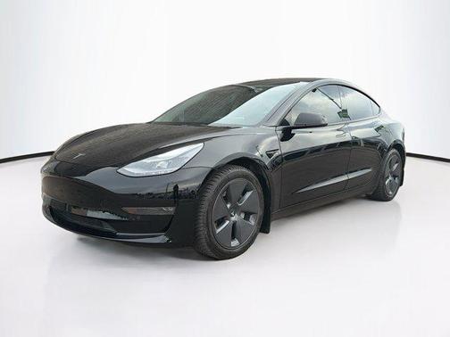 Solid Black 2022 Tesla Model 3 Long Range