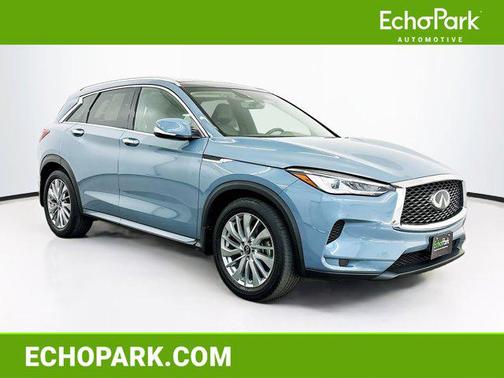 Slate Gray 2023 INFINITI QX50 LUXE AWD