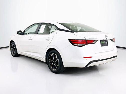 Aspen White Tricoat 2024 Nissan Sentra SV