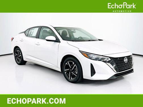 Aspen White Tricoat 2024 Nissan Sentra SV