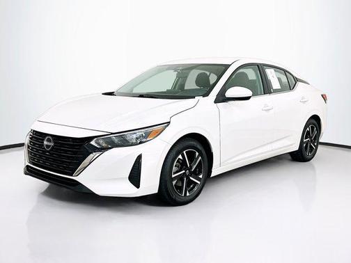 Aspen White Tricoat 2024 Nissan Sentra SV